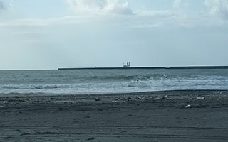 北海道のサーフポイント石/太平洋浜厚真