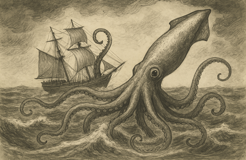ダイオウイカとクラーケン
