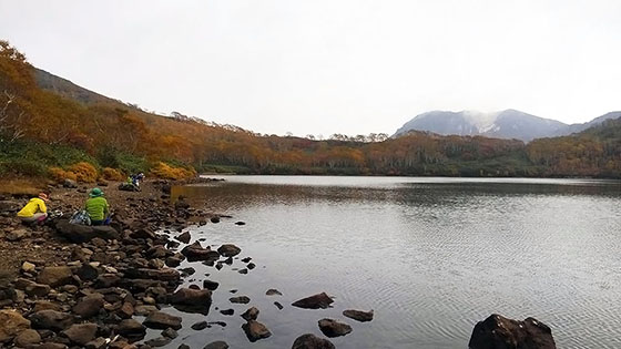 降水量2mmのニセコ大沼