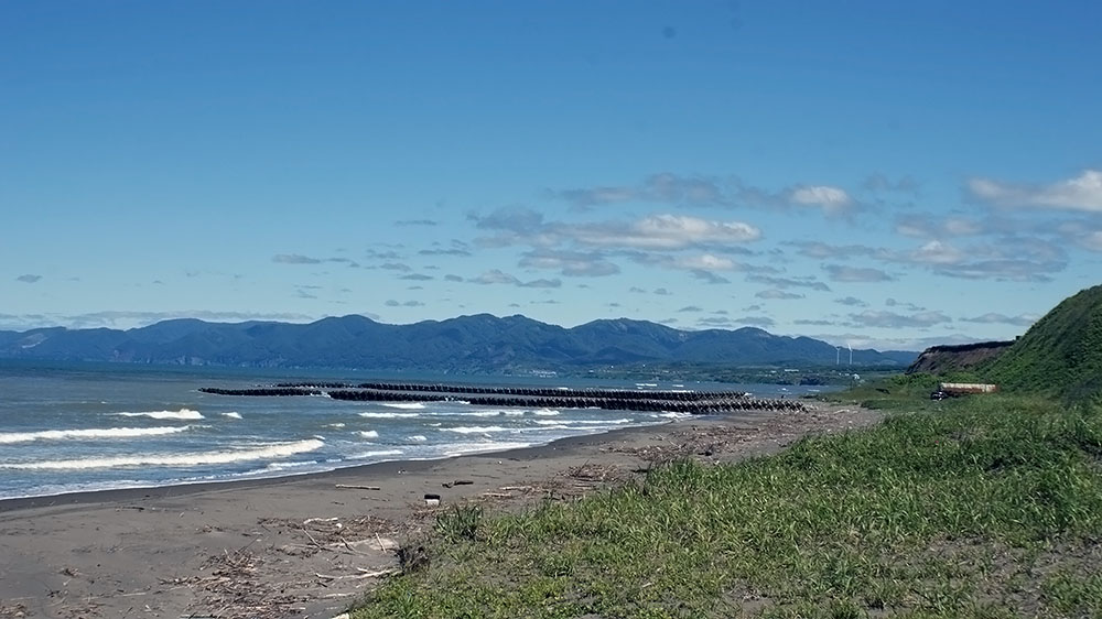 北海道のサーフポイント日本海、石狩、望来、方面