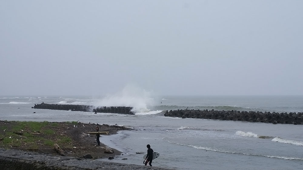 北海道のサーフポイント日本海、石狩、望来、厚田