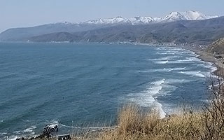 北海道のサーフポイント/日本海毘砂別