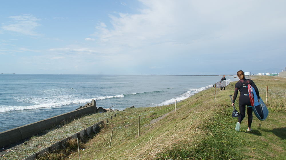 北海道SUPサーフィン