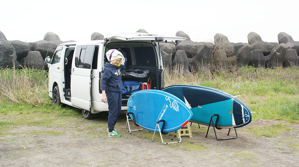 北海道SUPサーフィン白老