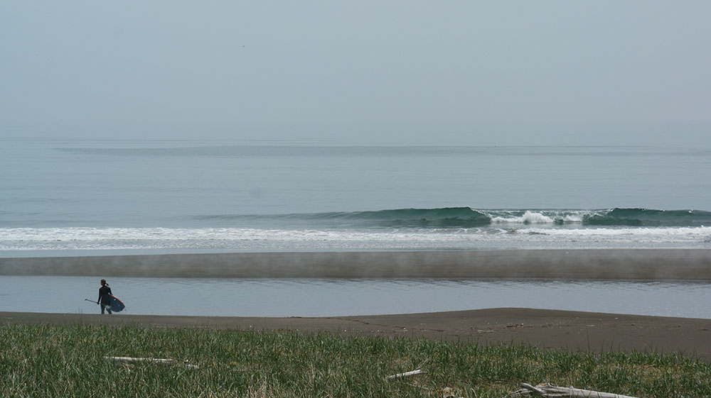 北海道SUPサーフィン百人浜