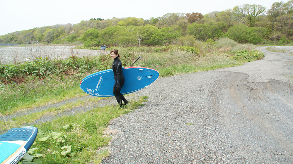 北海道SUPサーフィン白老