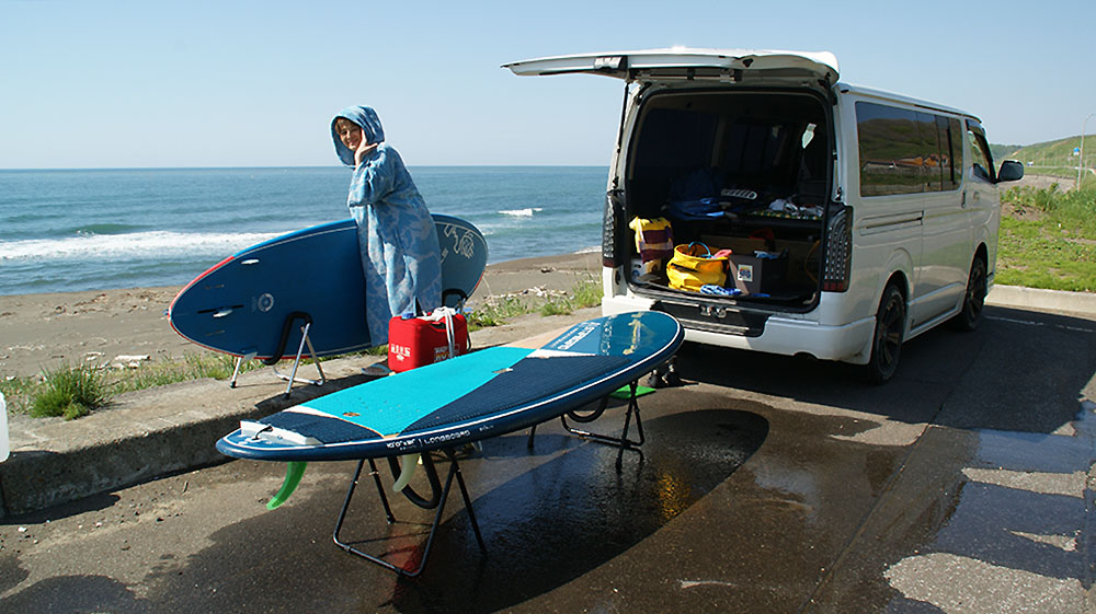 北海道SUPサーフィン小平町