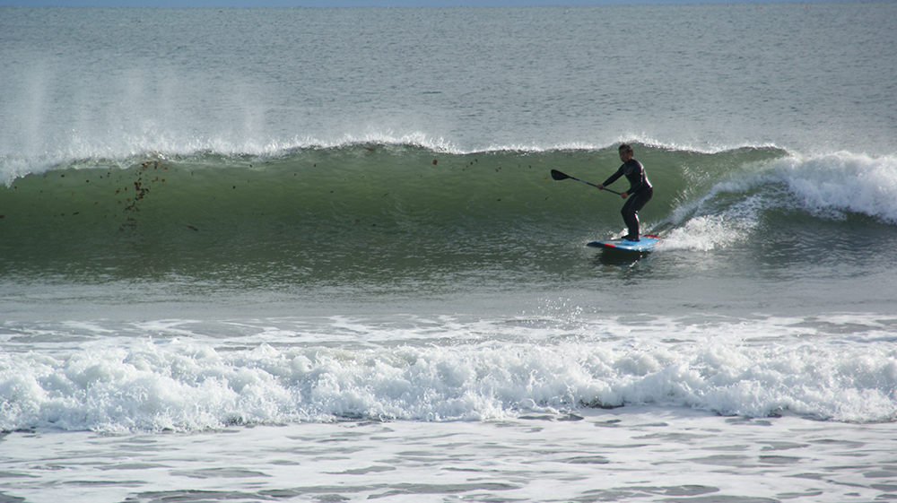 サイズのある波は先割れしてしまう