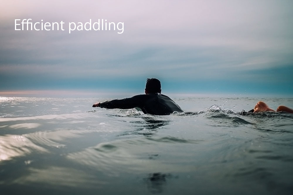 サーフィン最新のパドリング